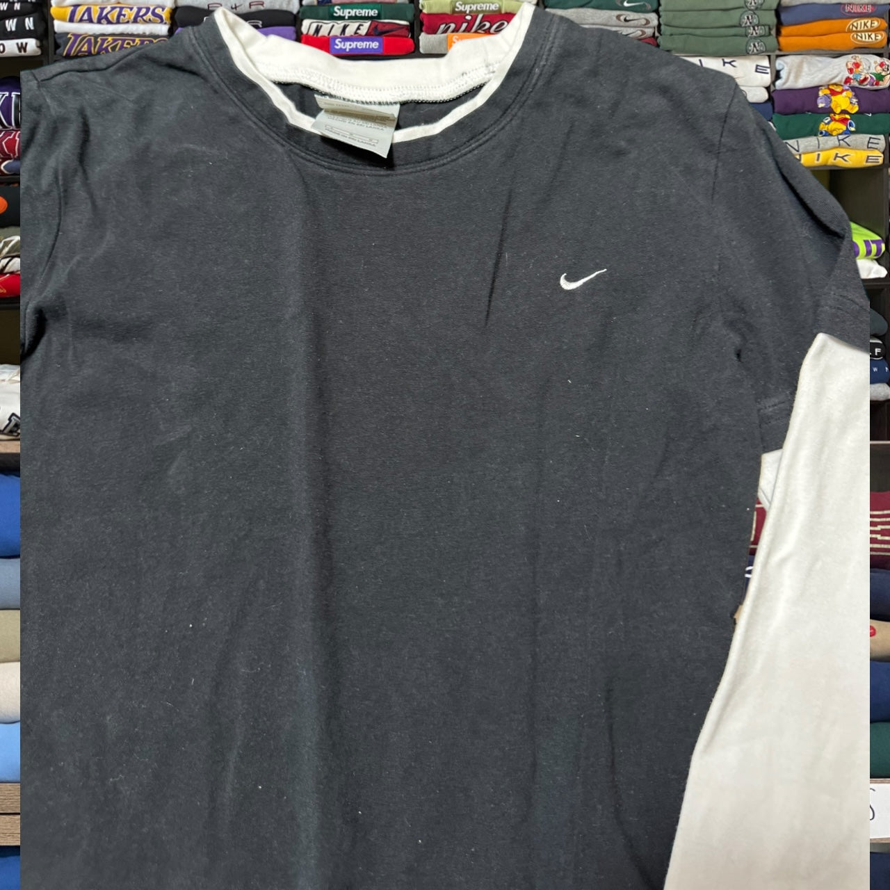 y2k nike skater double sleeve (Large) women