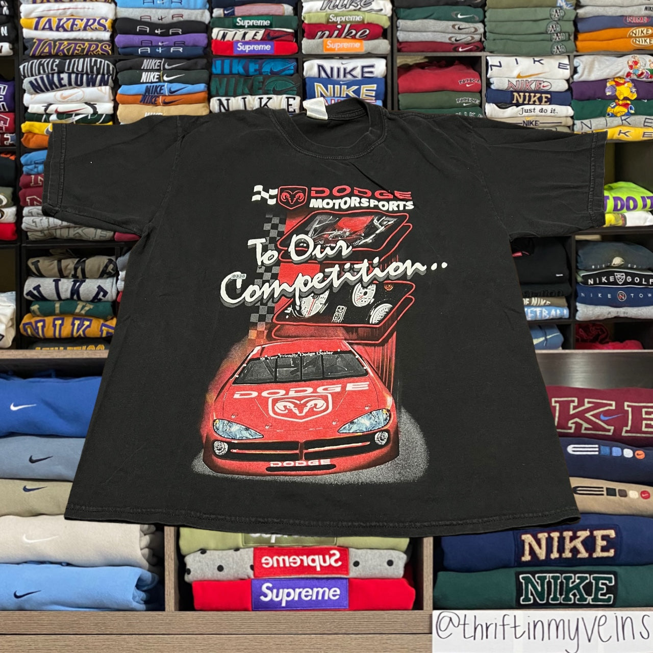 Vintage 2002 nascar big print shirt