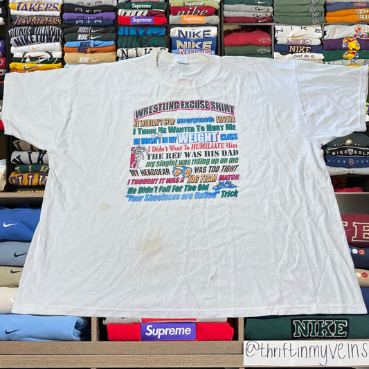2002 wrestling no whining shirt ( xxlarge )