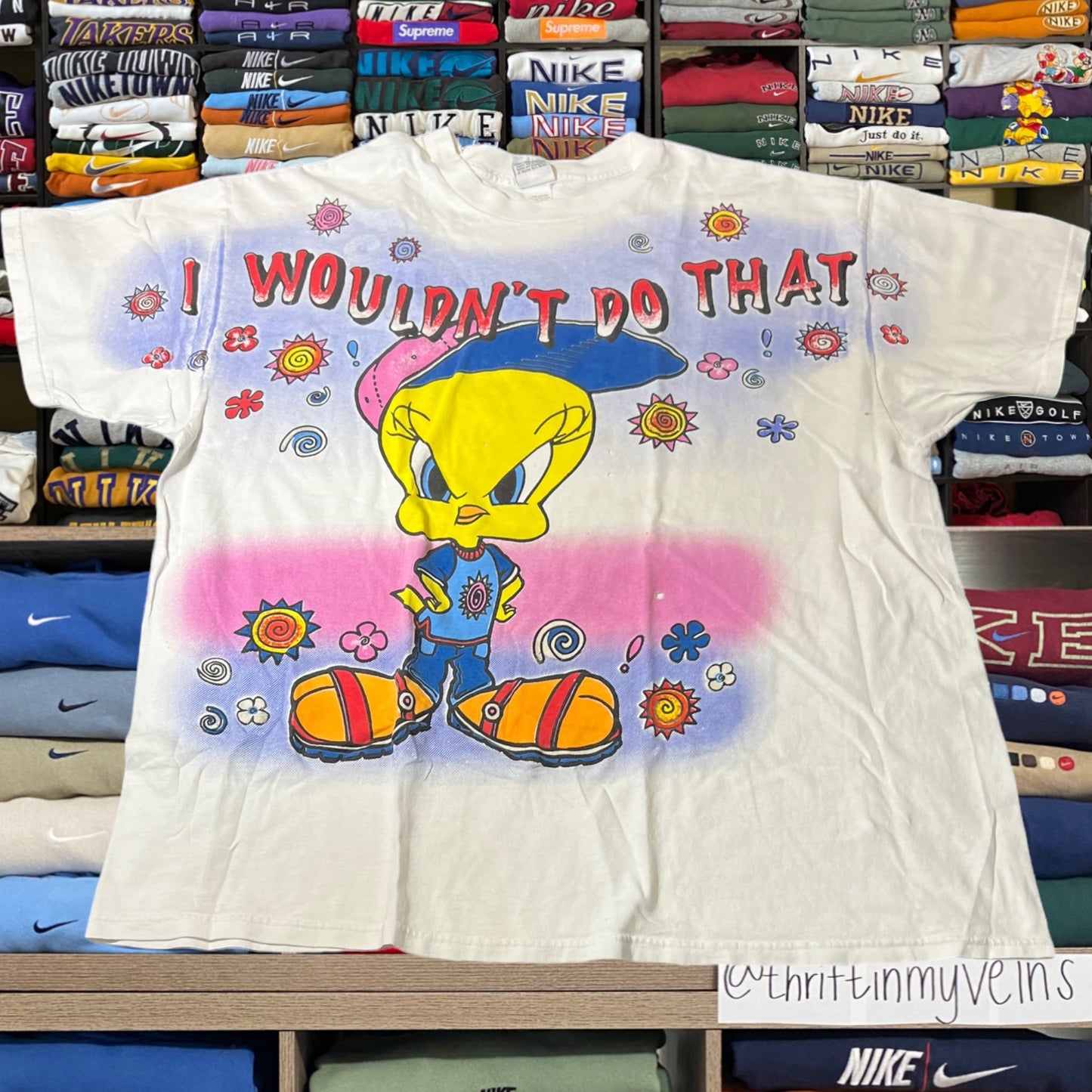 90s tweety all over print