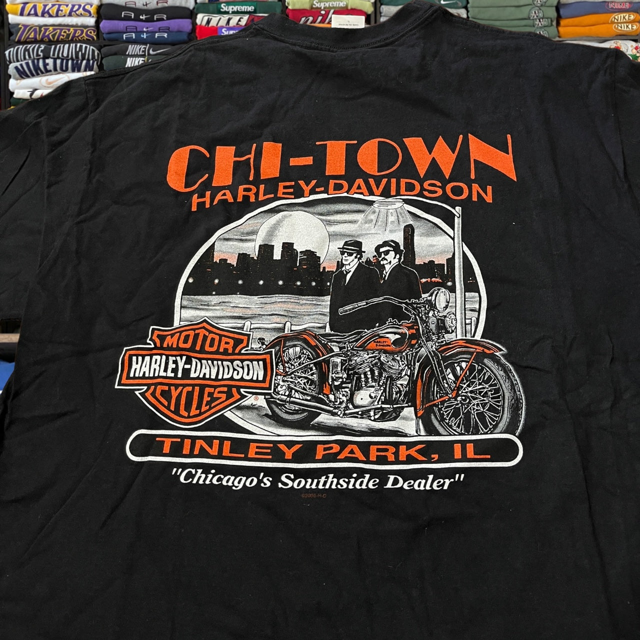 Y2K Harley Davidson biker motorcycle
