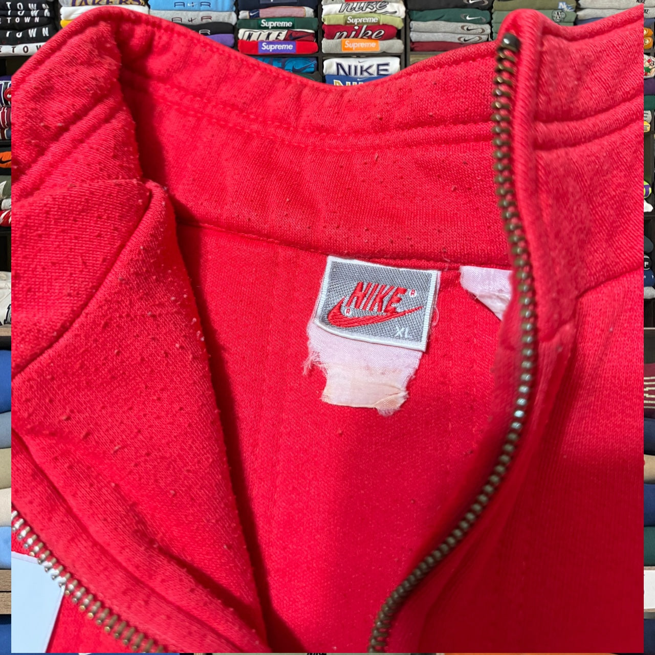 90s NIKE X 49ers nfl quarter zip (Xlarge)