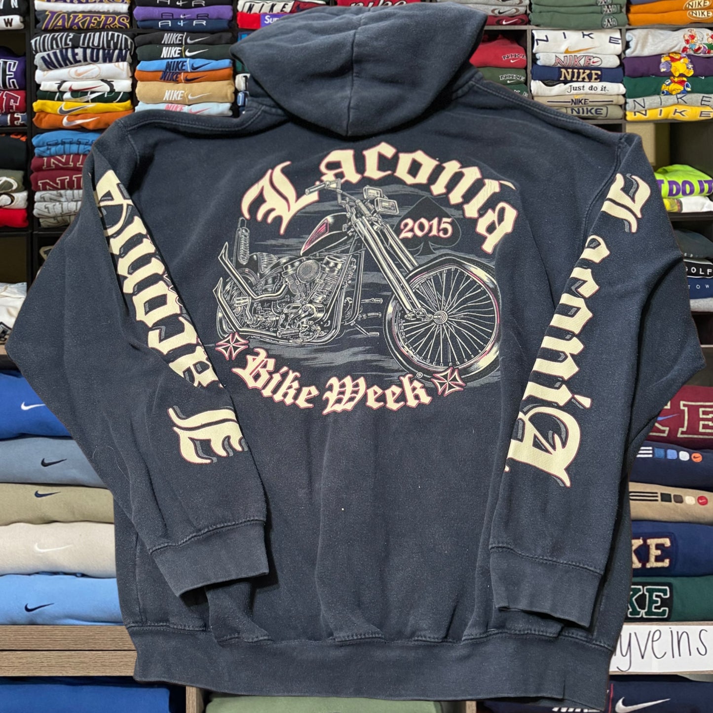 Y2K Laconia biker motorcycle hoodie