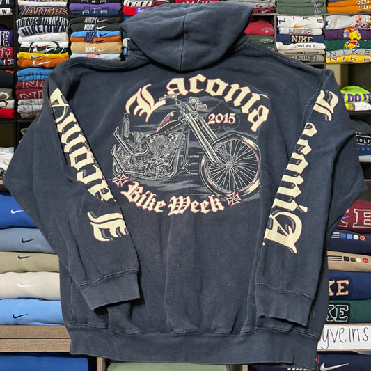 Y2K Laconia biker motorcycle hoodie