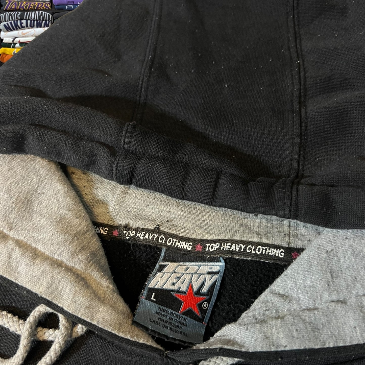 Y2K dragon Ying Yang skater hoodie top heavy