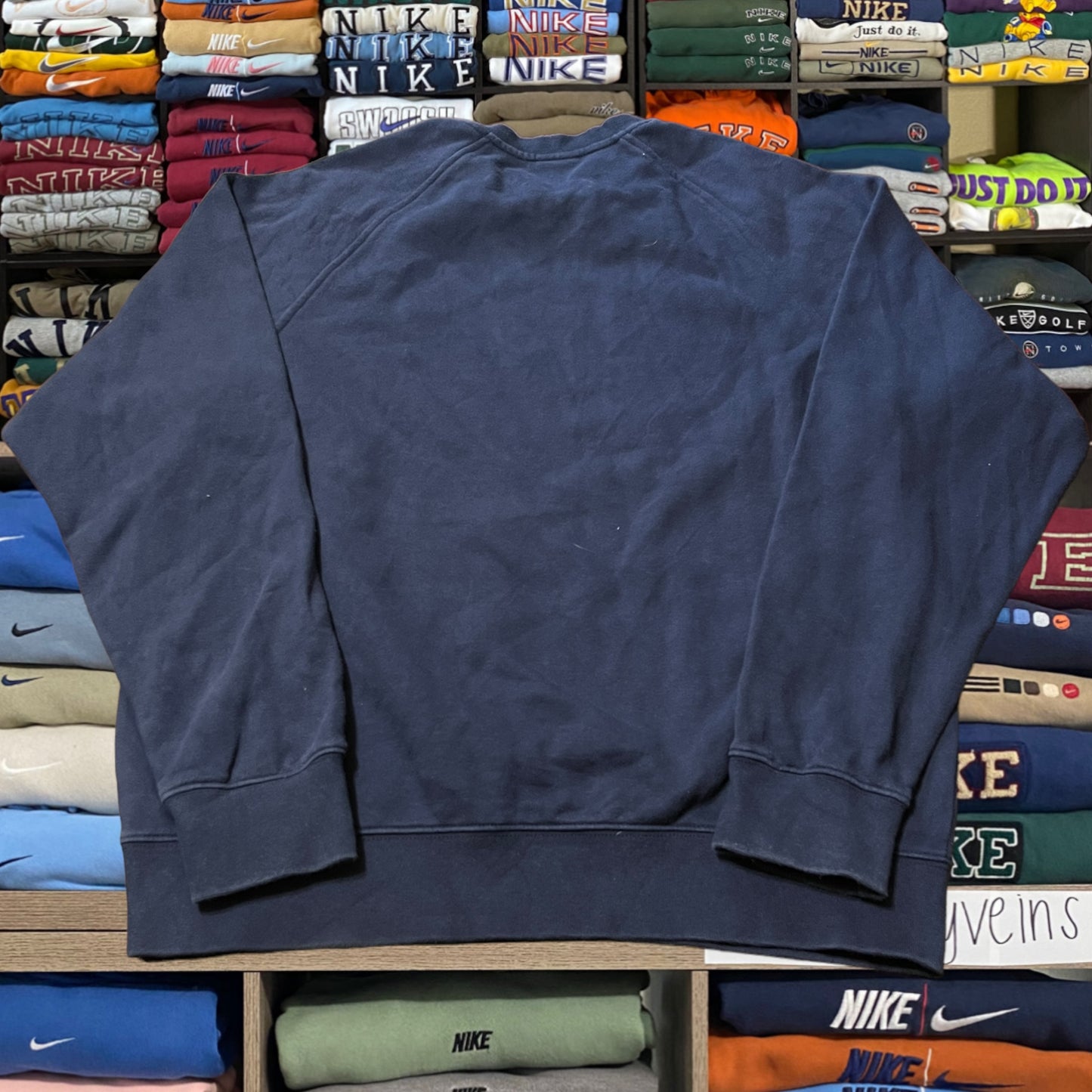Y2K 2004 Nike navy blue sweater