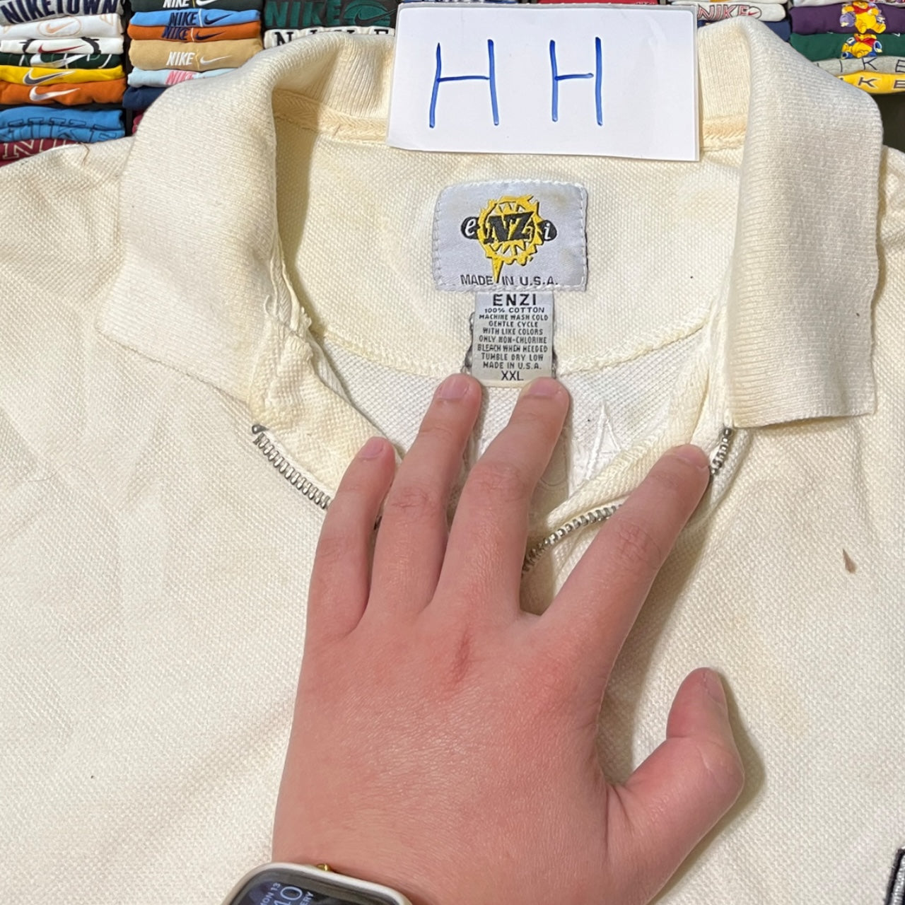 90s super rare apple product collar shirt