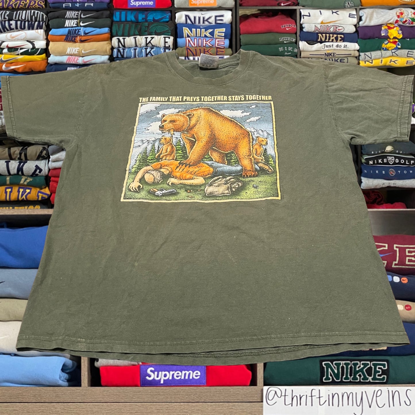 90s bear nature shirt