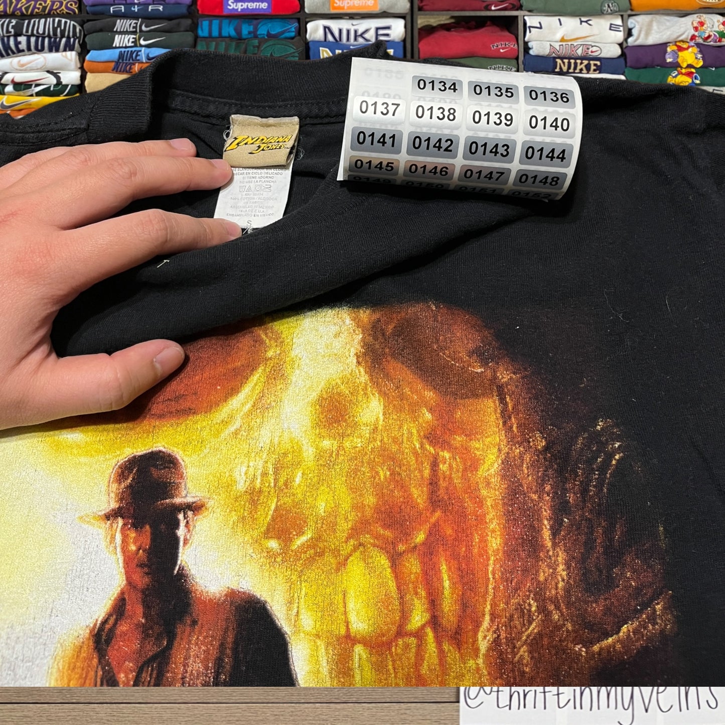 Y2K Indiana jones Disney shirt
