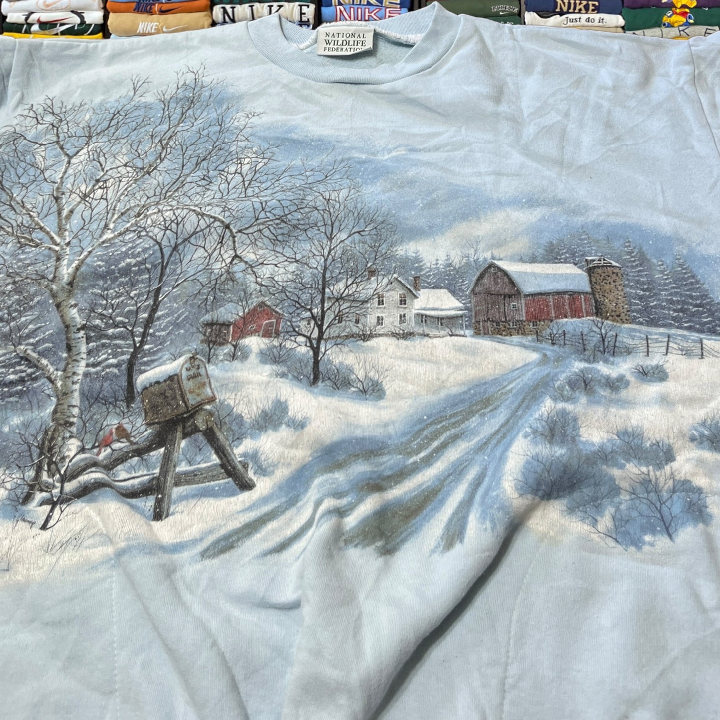 90s nature winter sweater