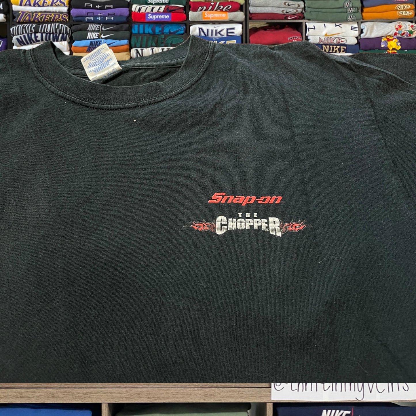 y2k biker shirt (large)