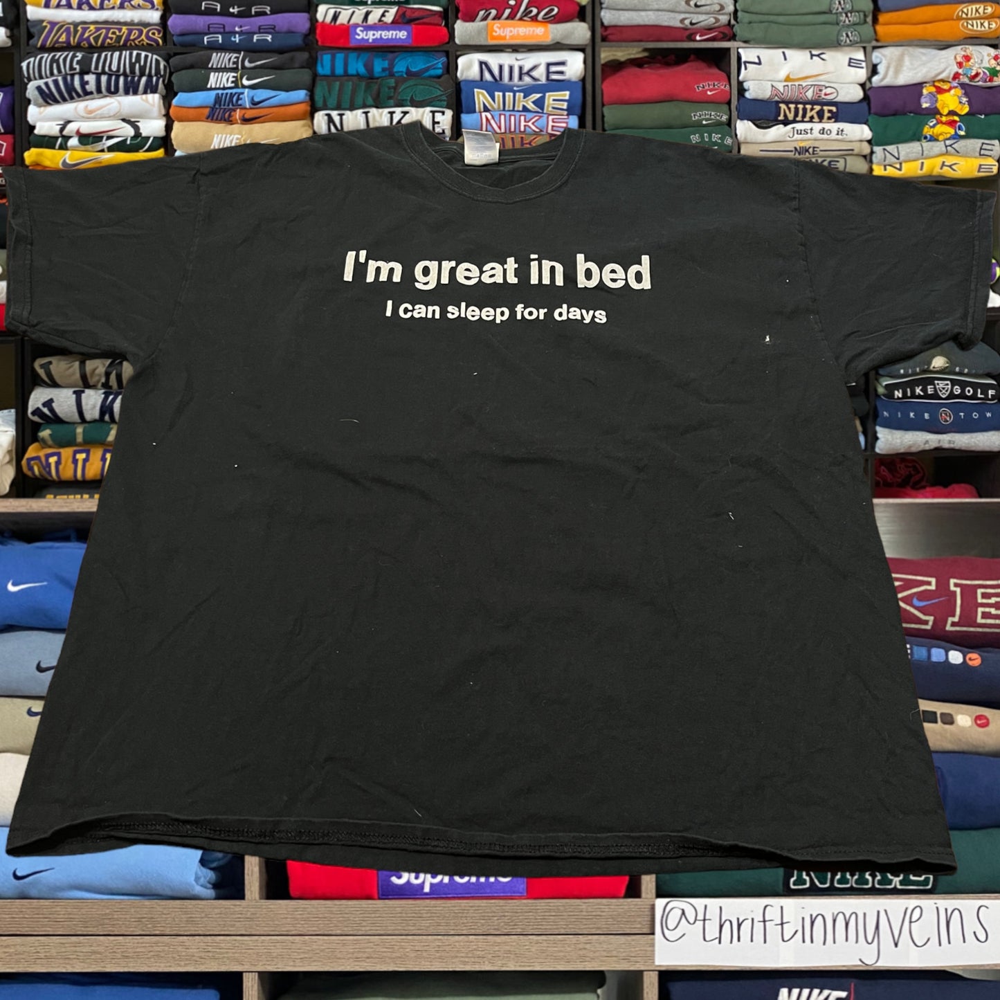 I’m great in bed shirt (2xl)