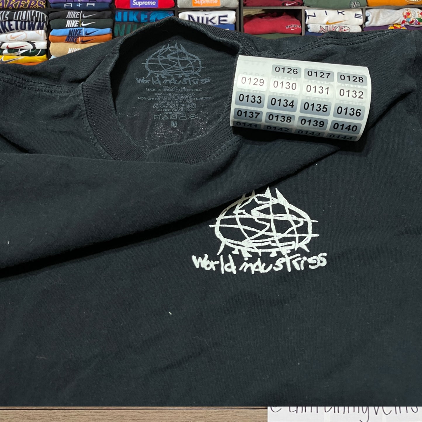 World industries skater shirt