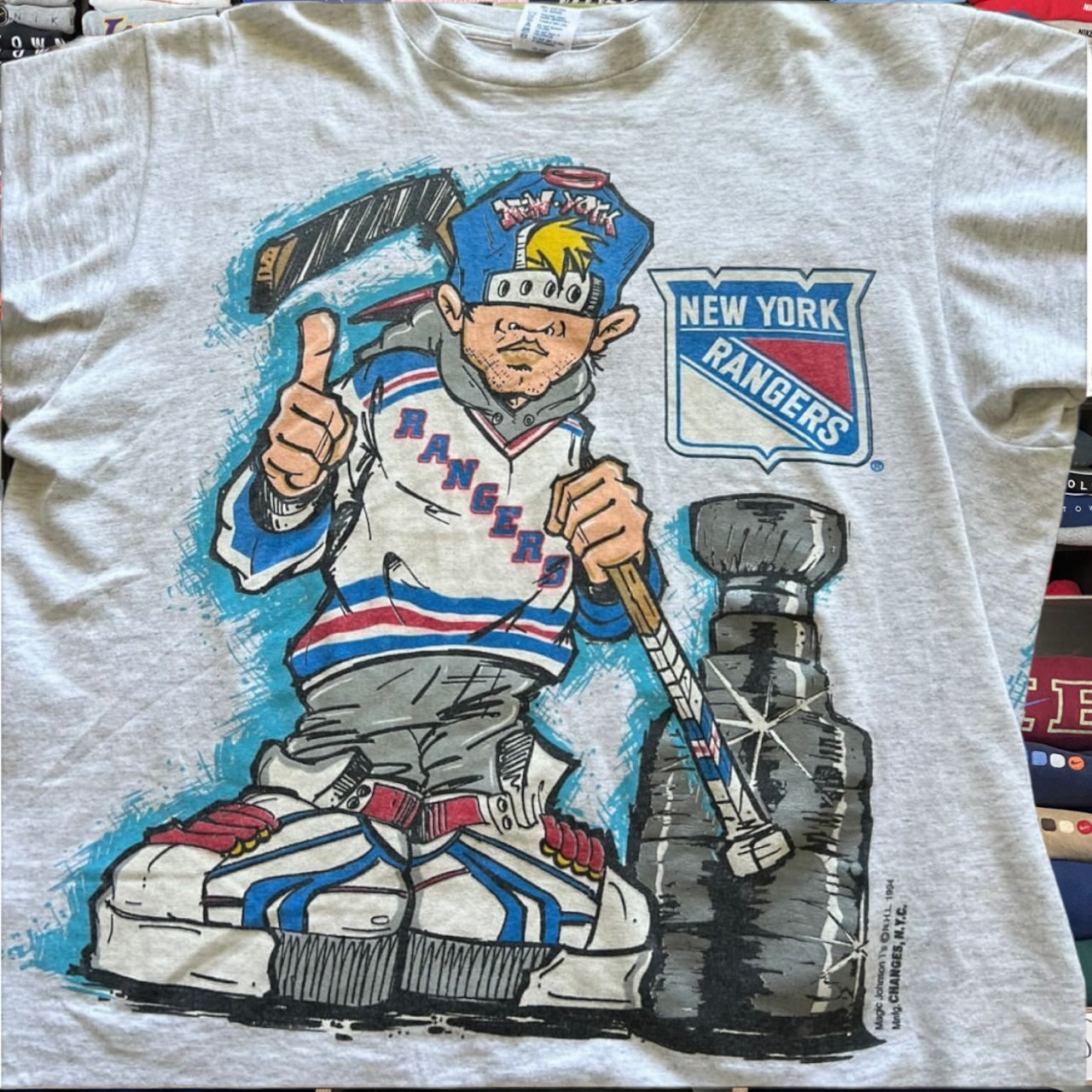 1994 New York rangers nhl hockey shirt ( large )