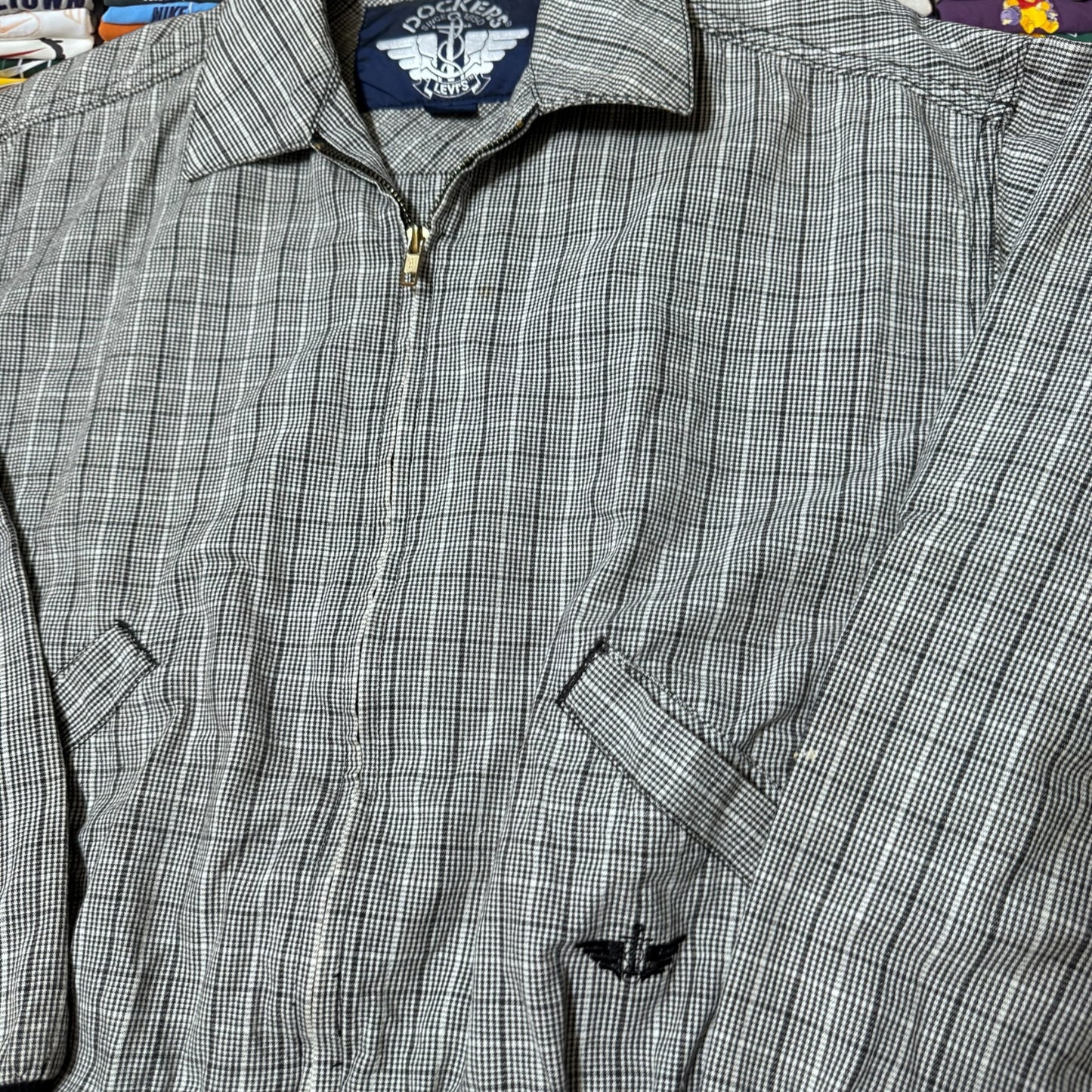 90s dockers dad jacket full zip