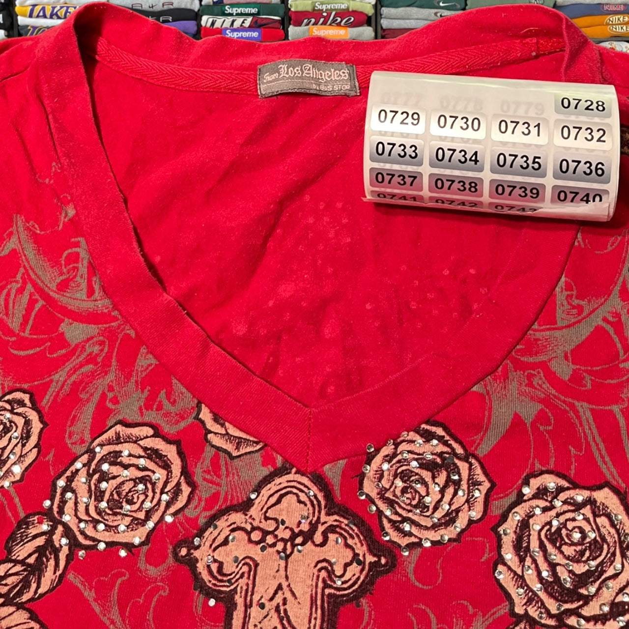 Y2K skater cross grunge style shirt