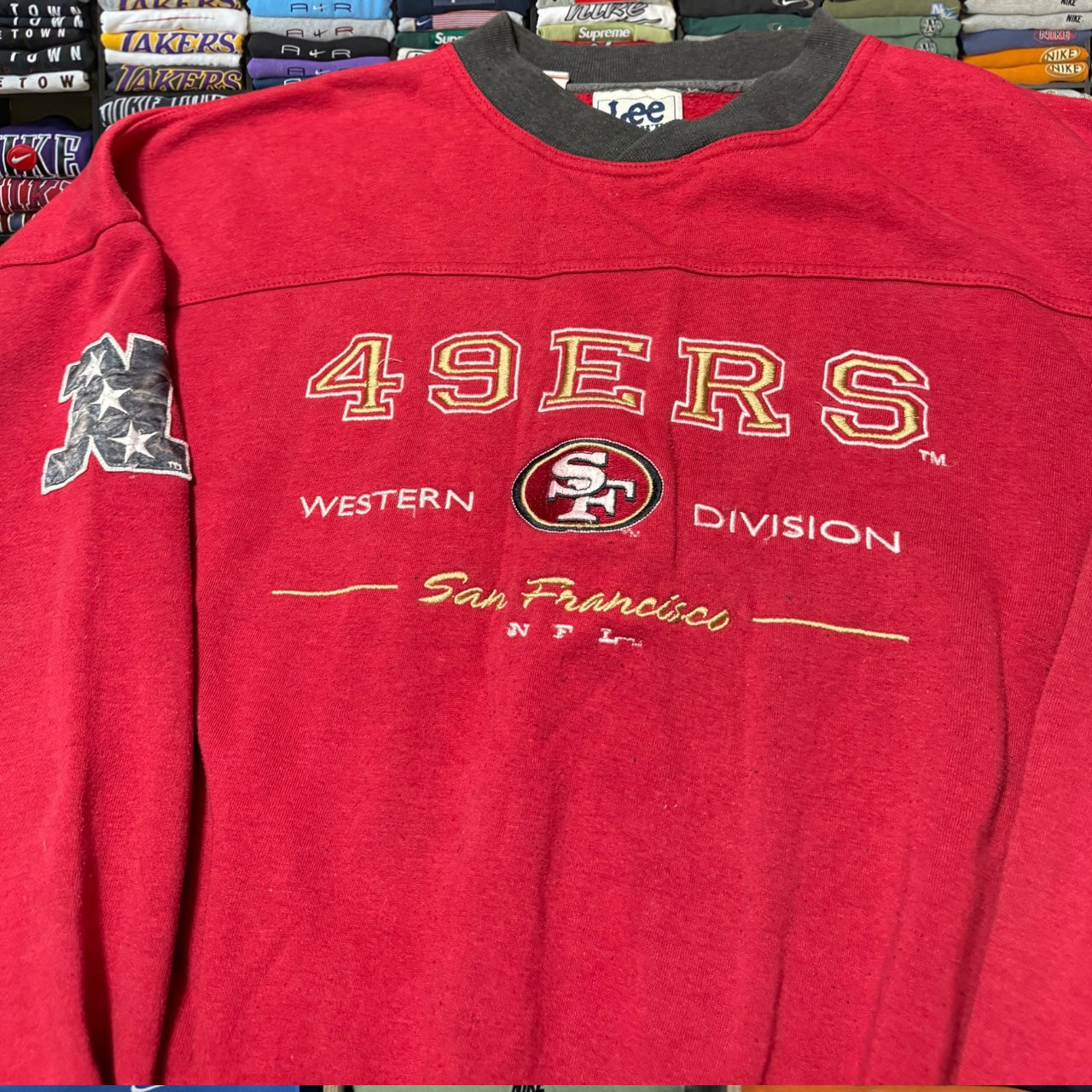 90s 49ers nfl football sweatshirt (Xxlarge)