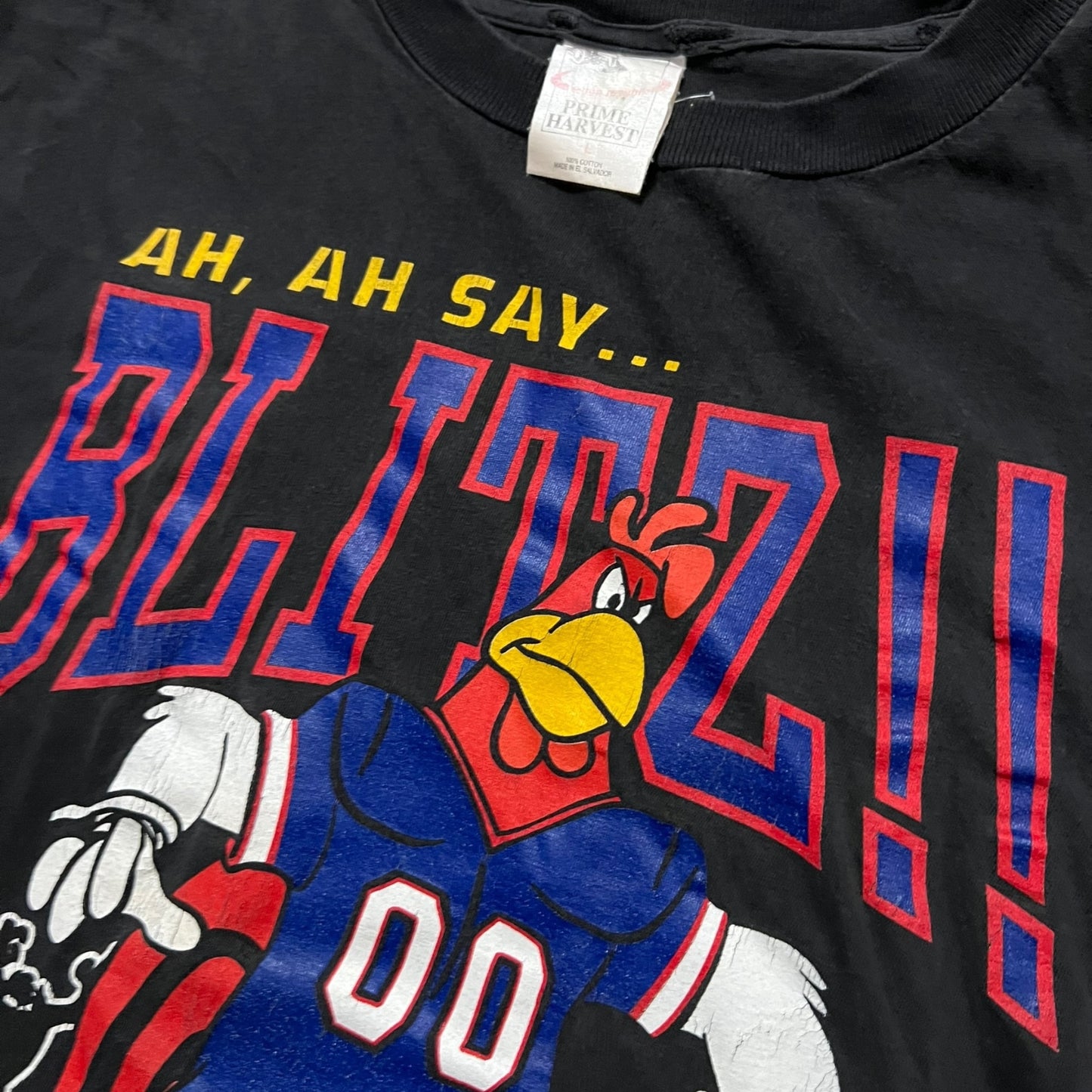 90s buffalo bills big print looney tunes shirt