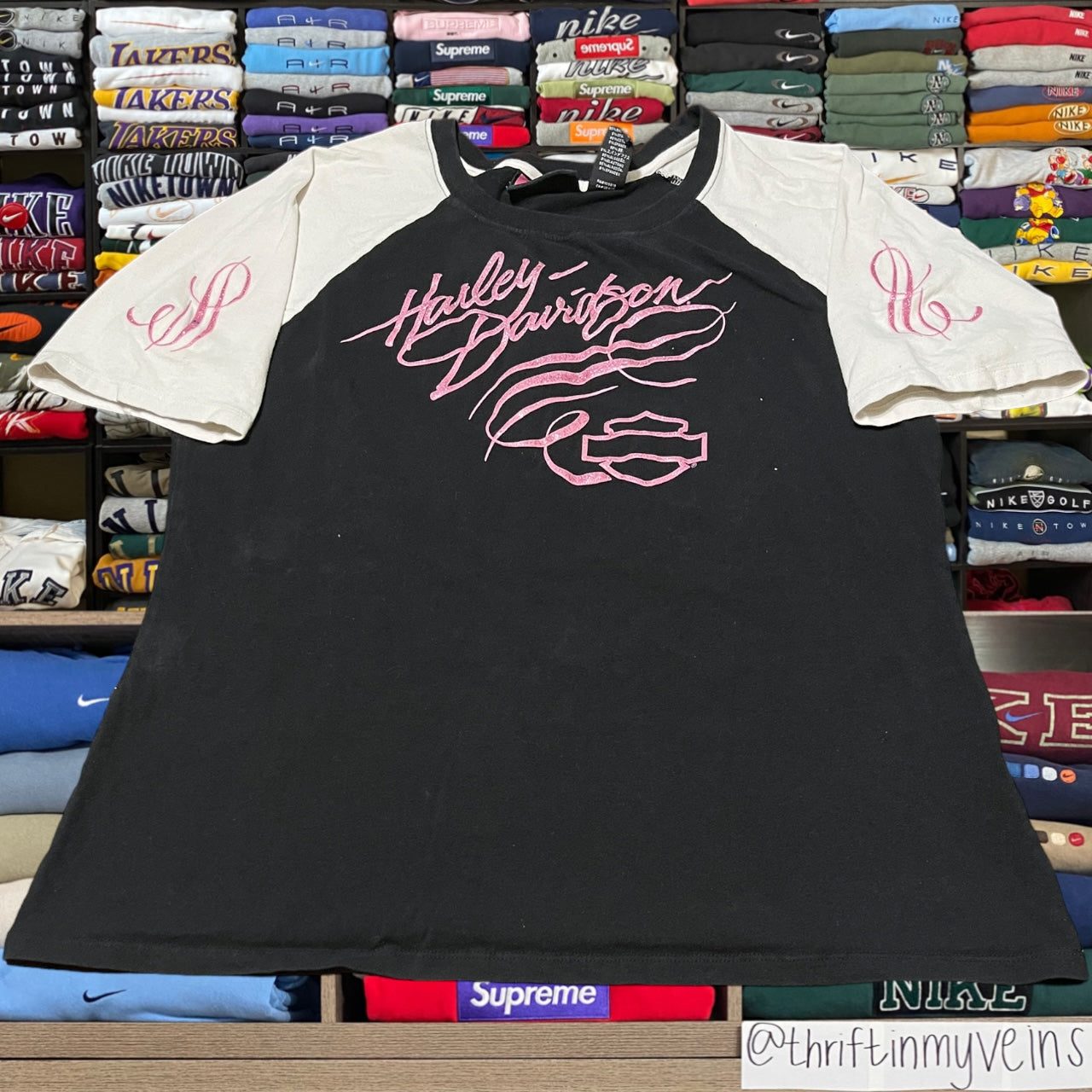 y2k harley davidson shirt (xl)