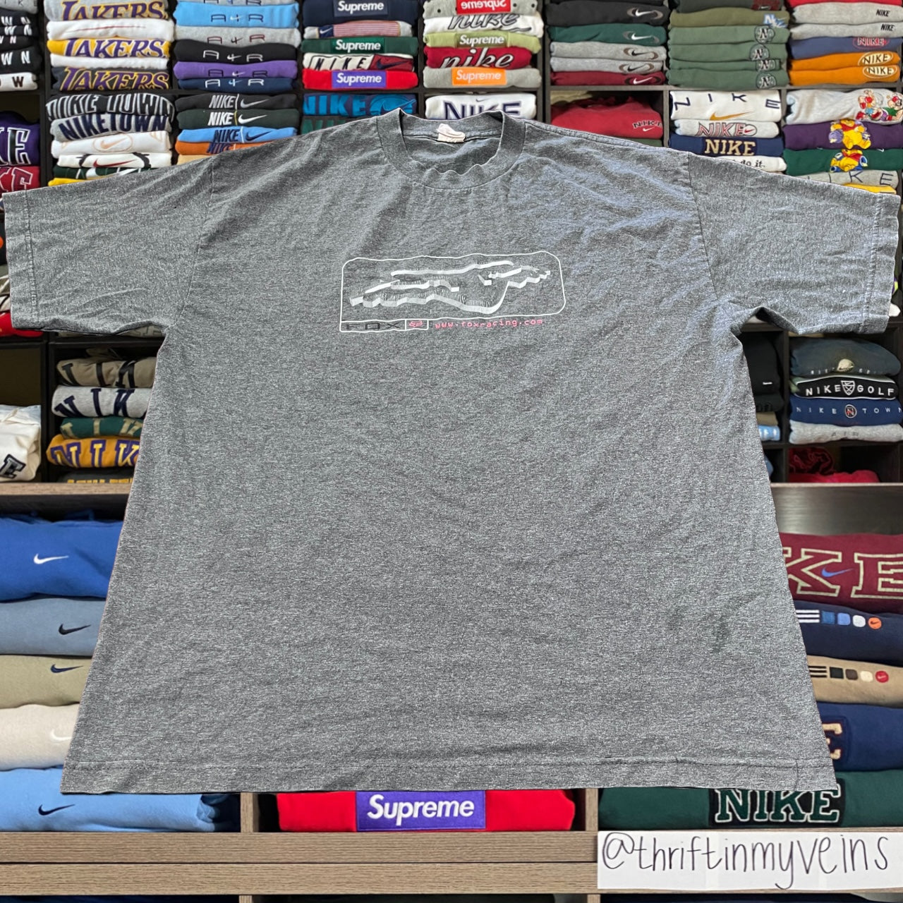 Vintage Y2K fox racing shirt