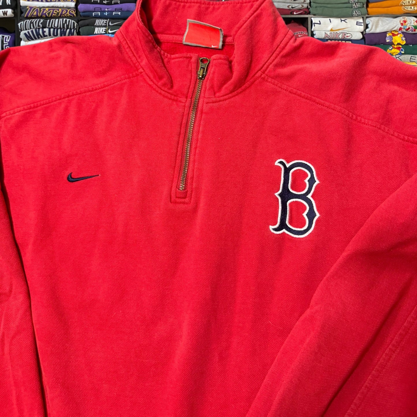 Y2K Nike x Boston Red Sox mlb baseball hoodie
