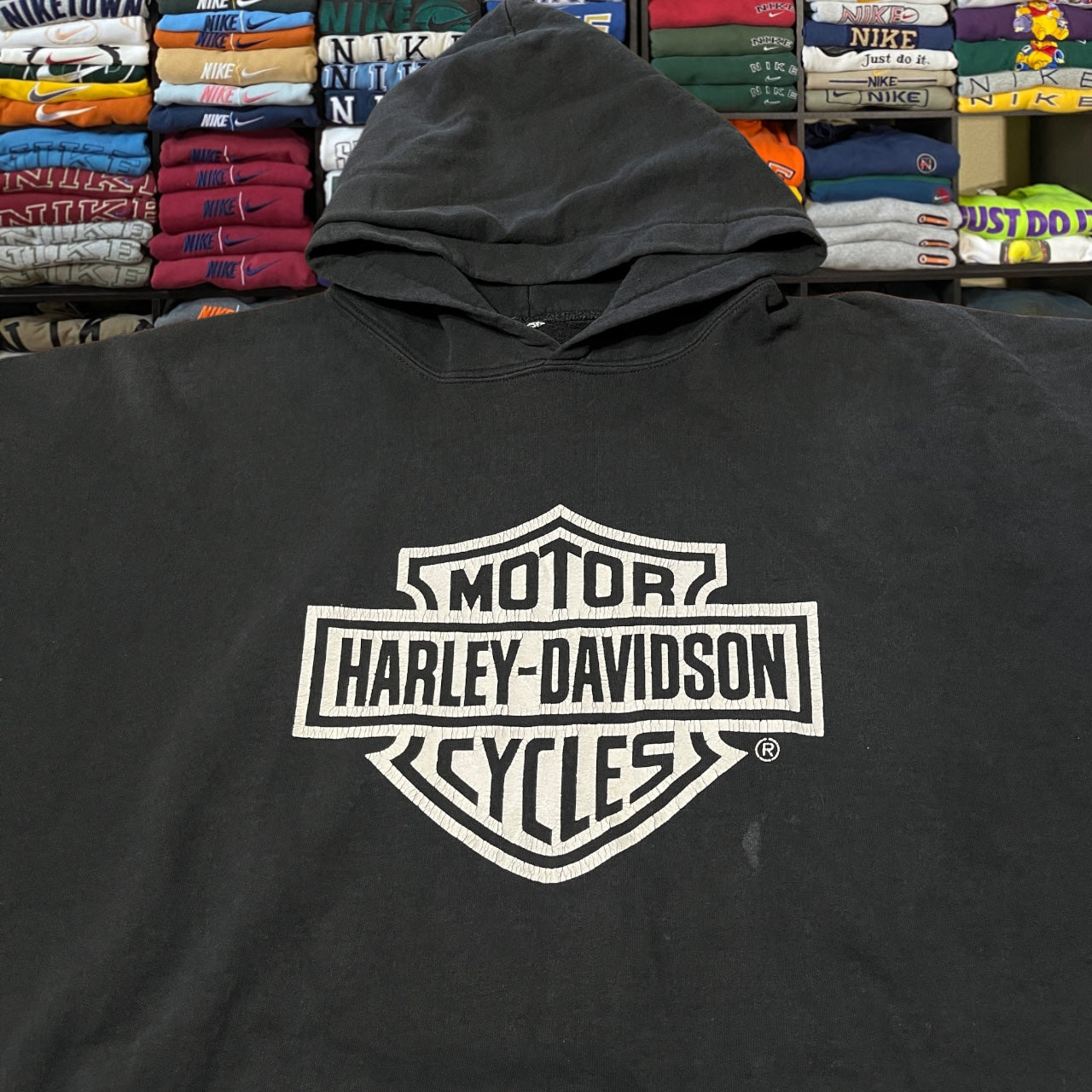 Y2K Harley Davidson biker motorcycle hoodie