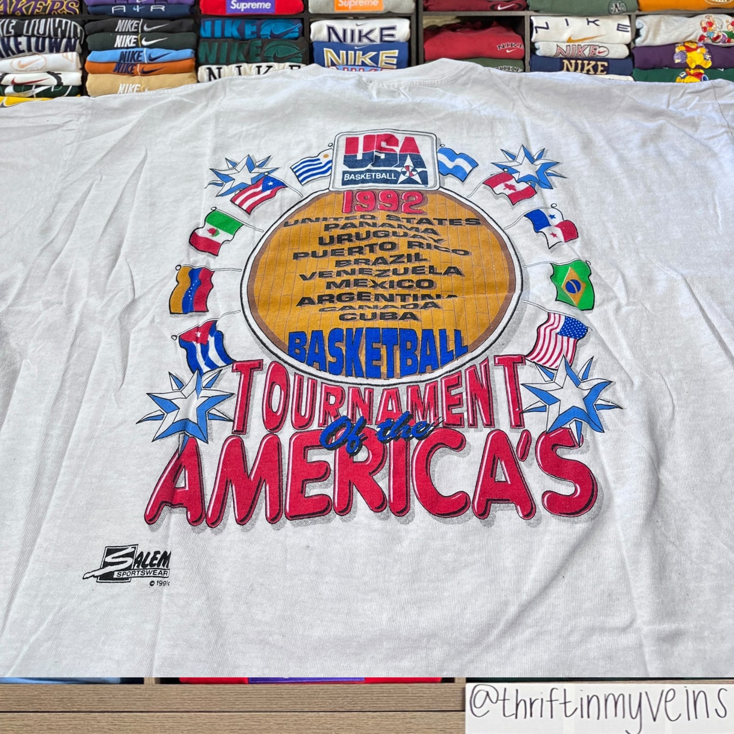 1992 dream tea USA shirt (xxl)