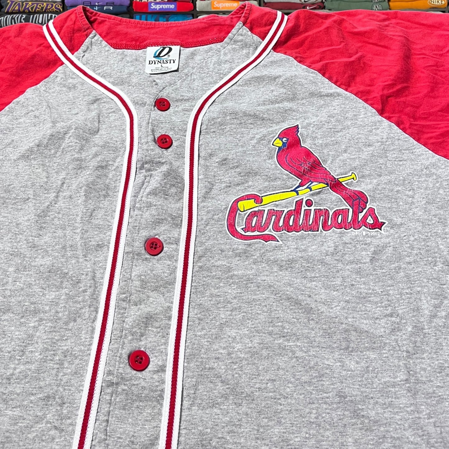 90s St. Louis cardinals mlb baseball button up