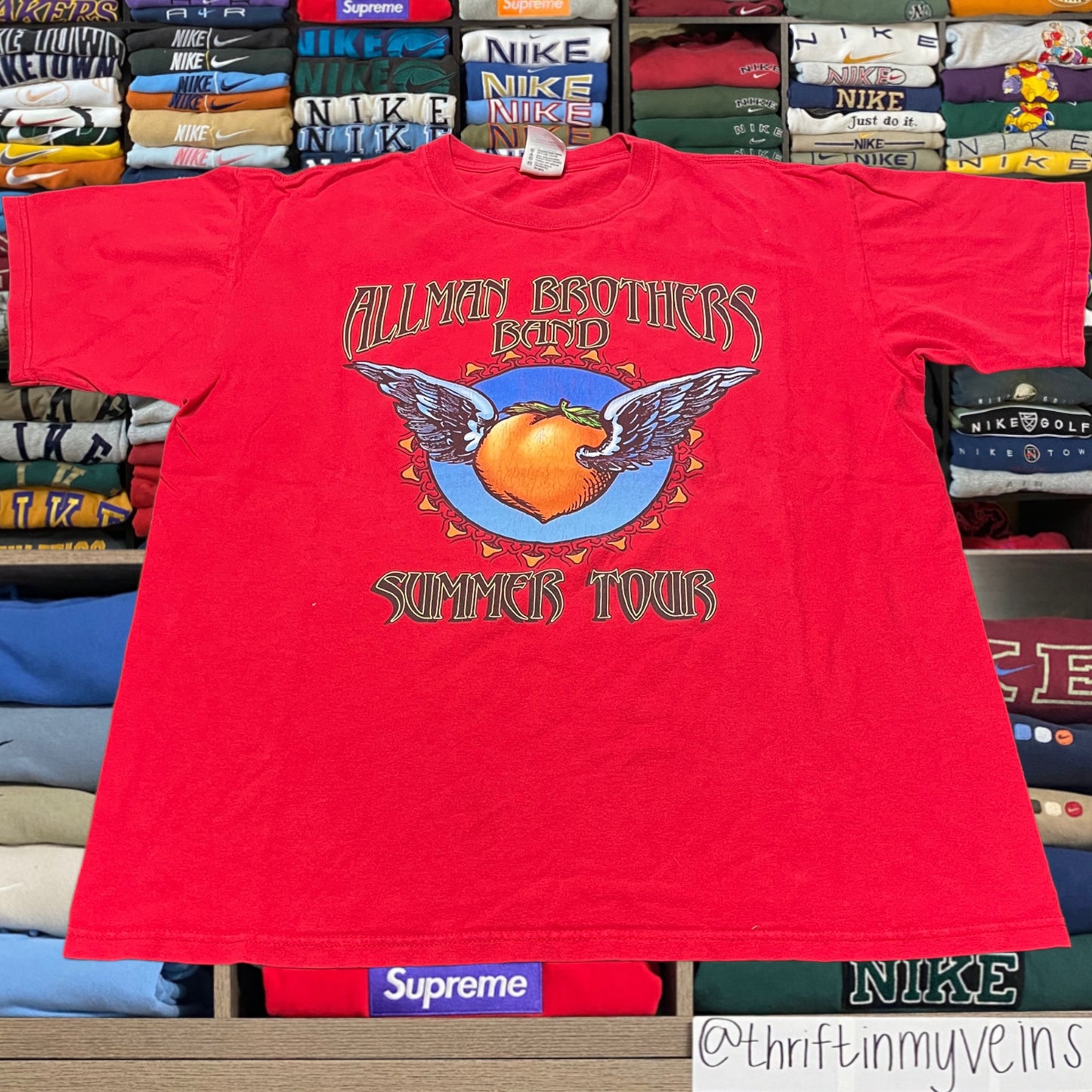 Y2K 2005 allman brothers band tour shirt