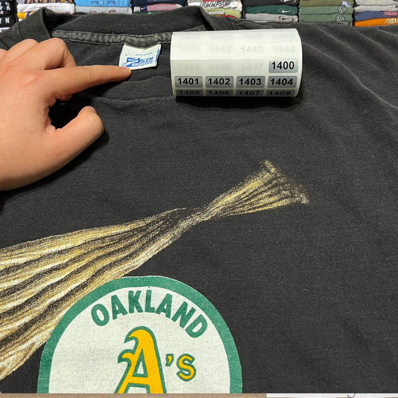 90s Oakland athletics mlb baseball shirt Salem