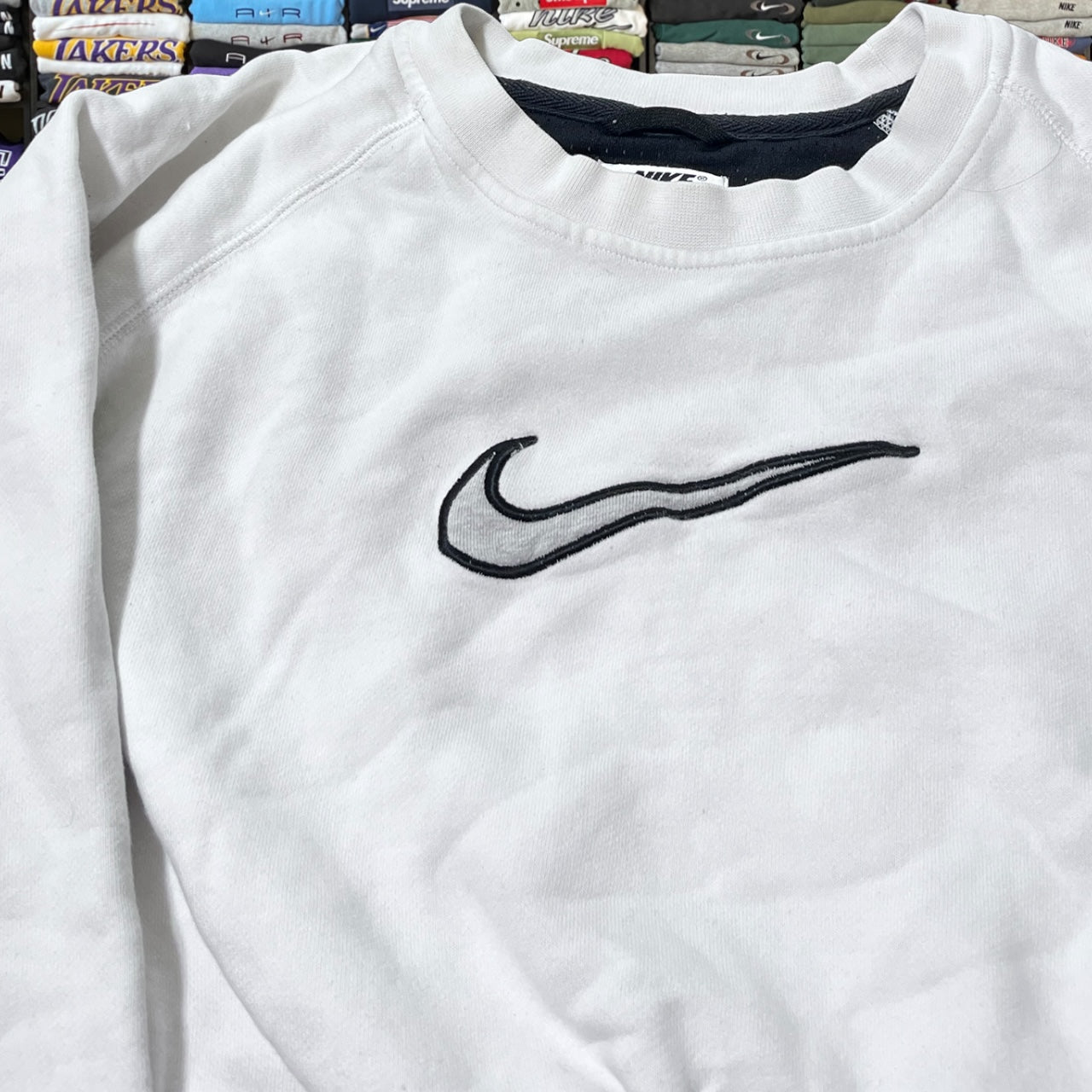 90s Nike big logo sweater