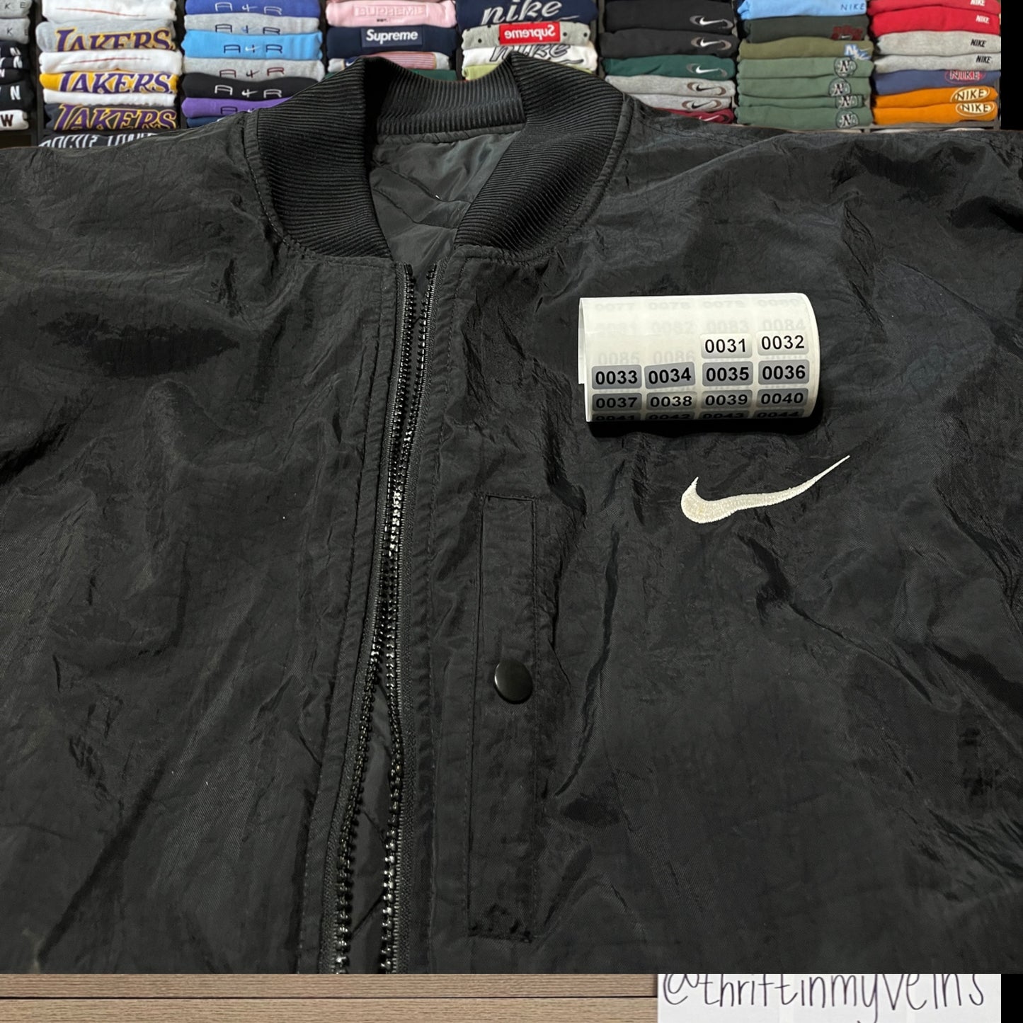 vintage 90's reversible nike windbreaker (large)