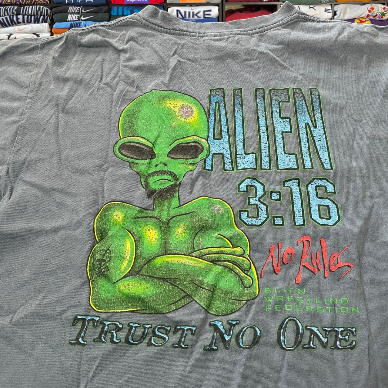 90s alien 3:16 no fear shirt