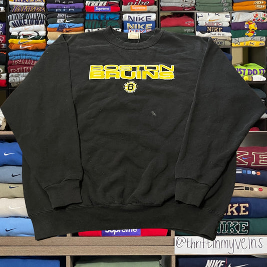 90s Boston bruins nhl hockey sweater