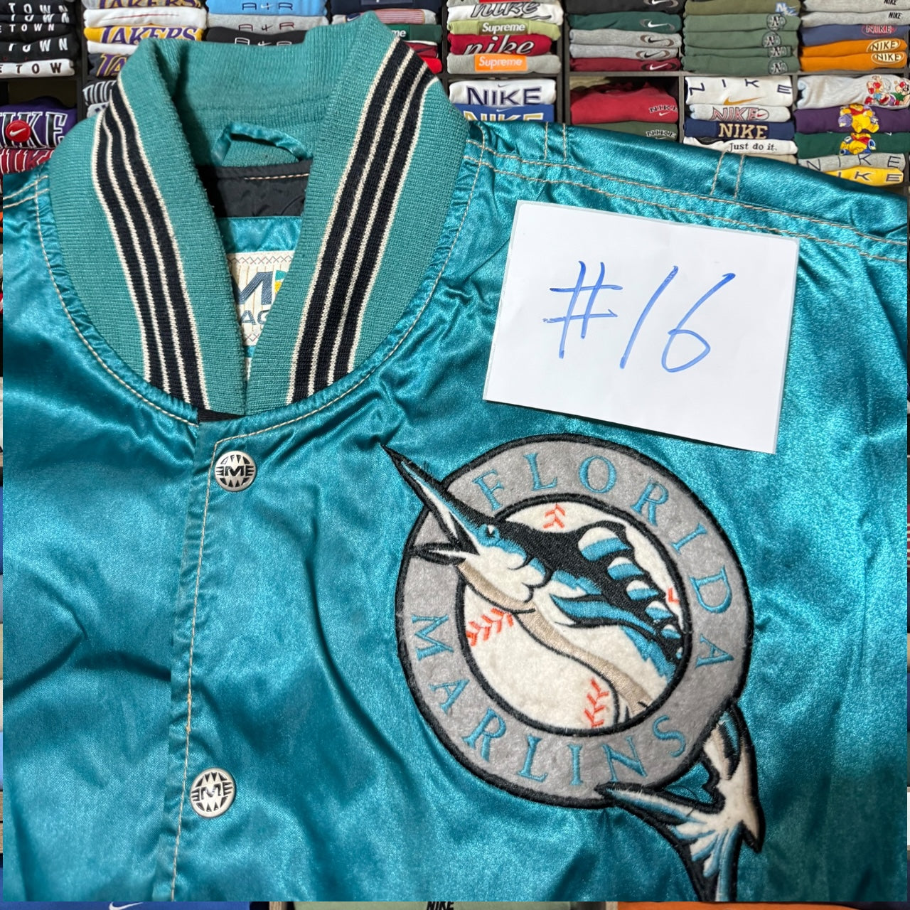 90s florida marlins jacket baseball (Large)