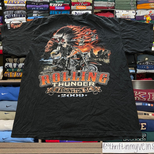 2009 rolling thunder shirt (medium)