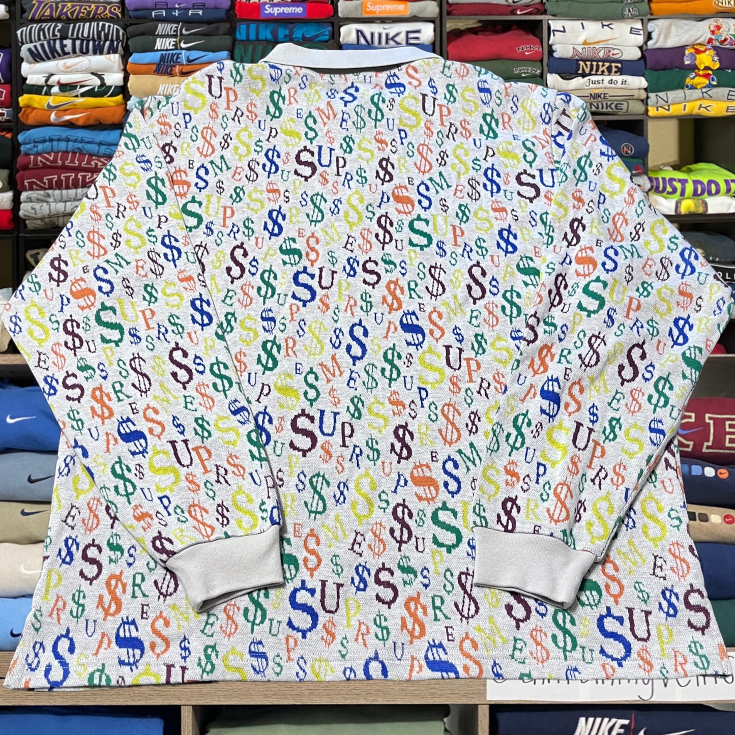 Supreme $ sign sweater