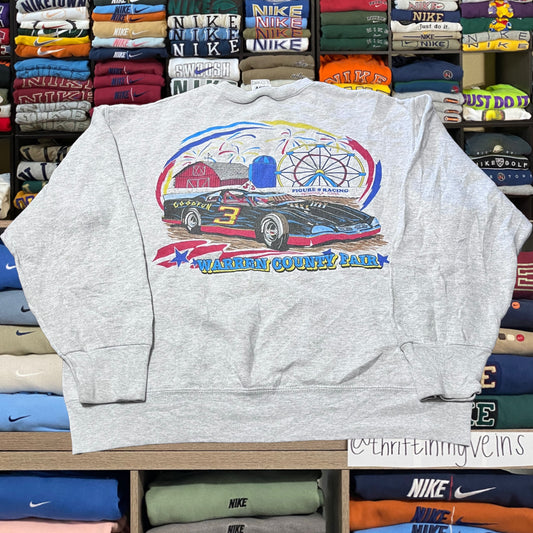 90s nascar graphic sweater