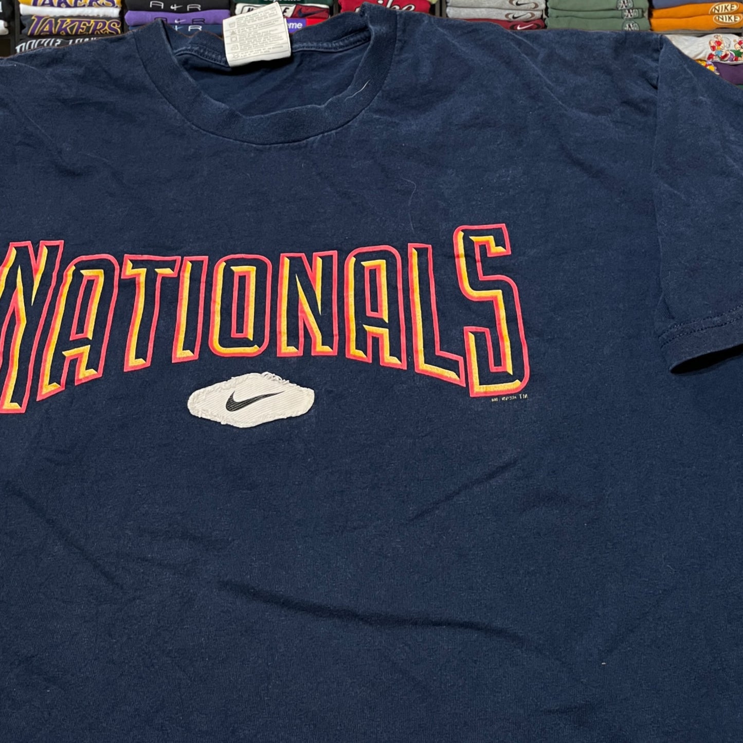 Y2K Nike baseball nationals shirt