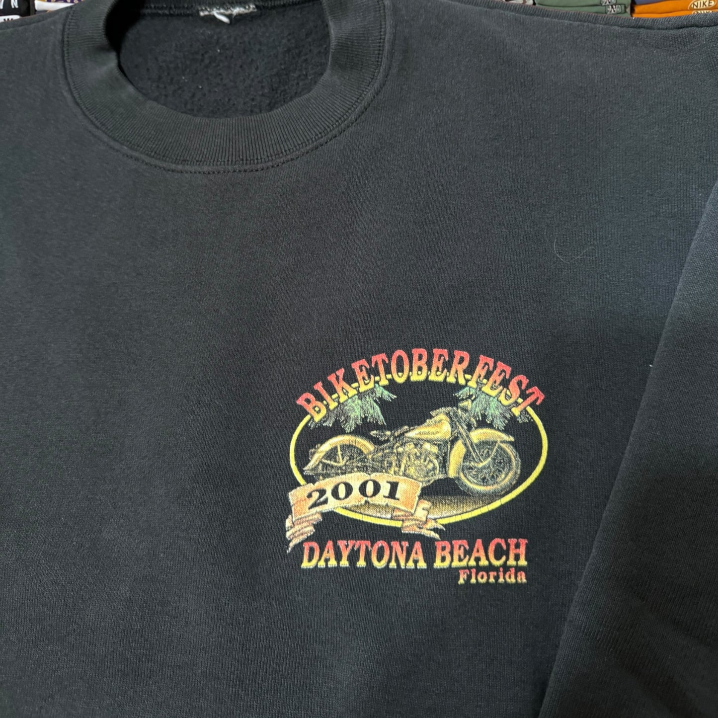 Y2K biker motorcycle sweater