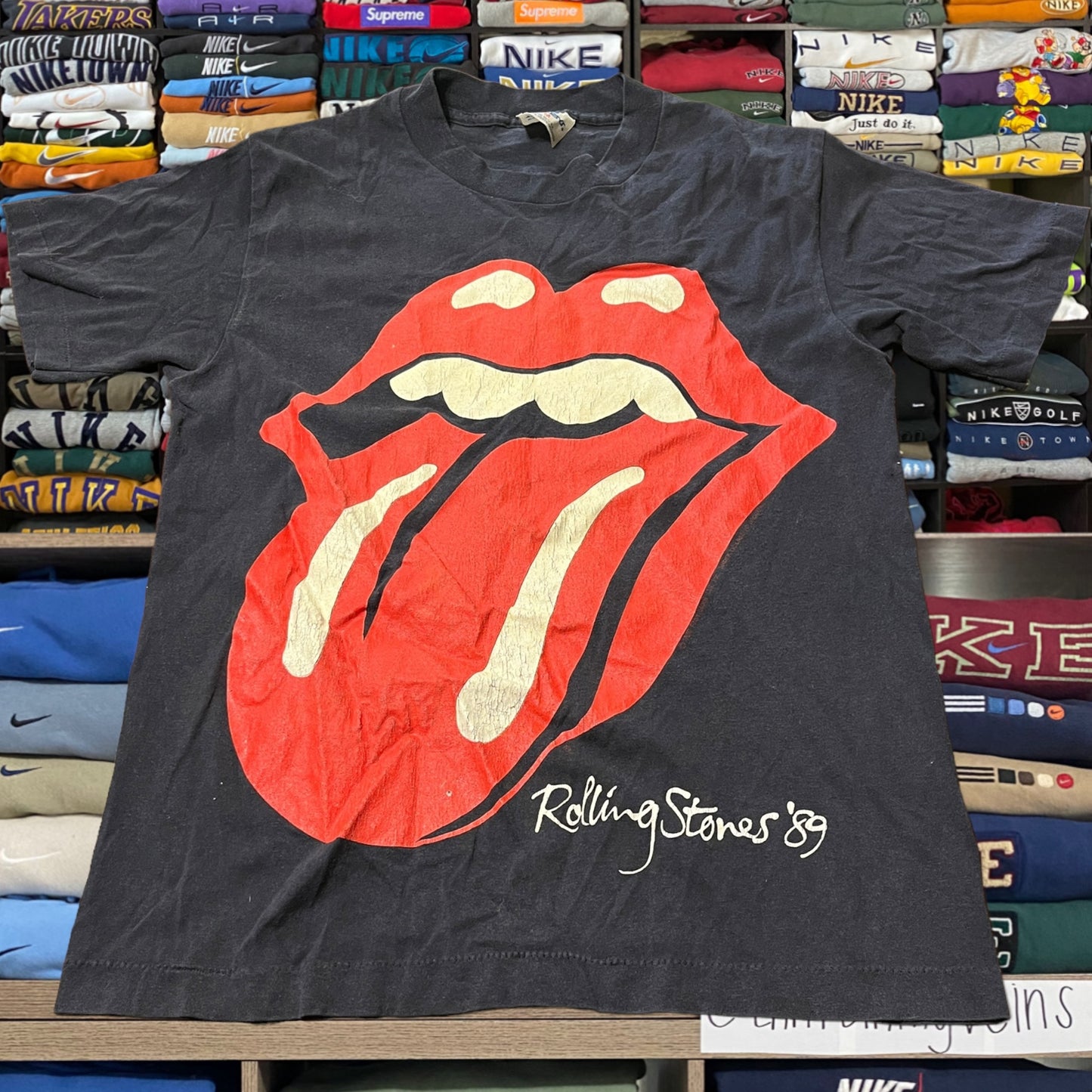 Vintage 1989 the rolling stone tour shirt