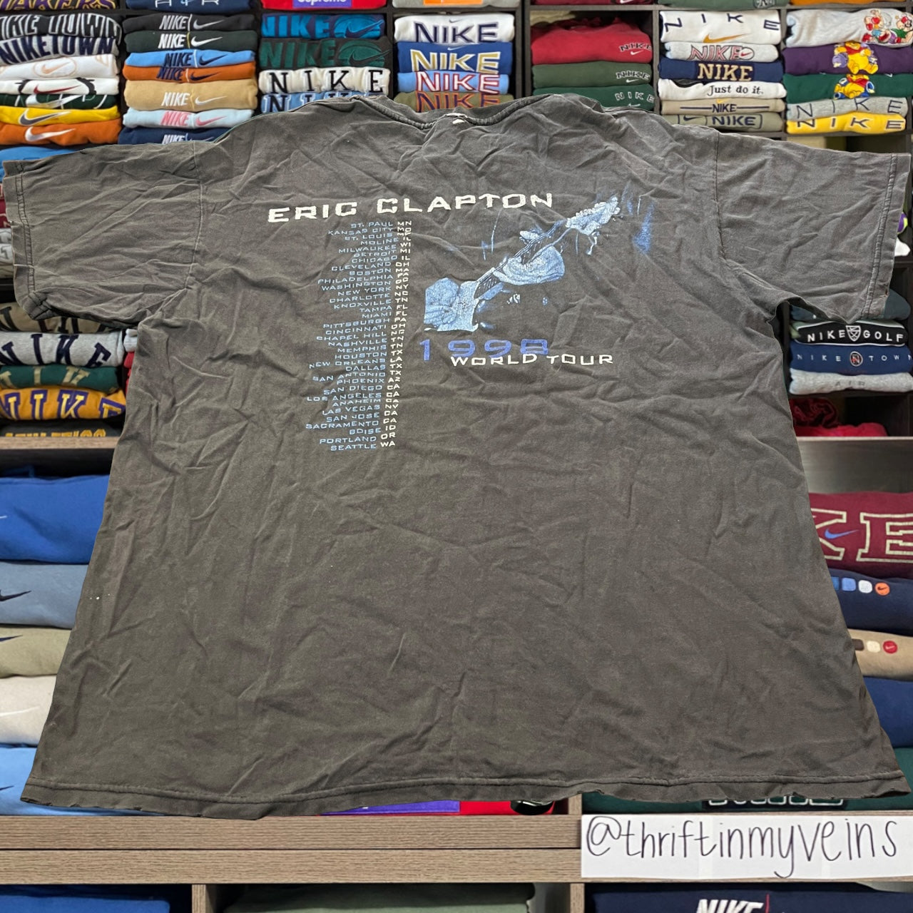 90s Eric Clapton shirt