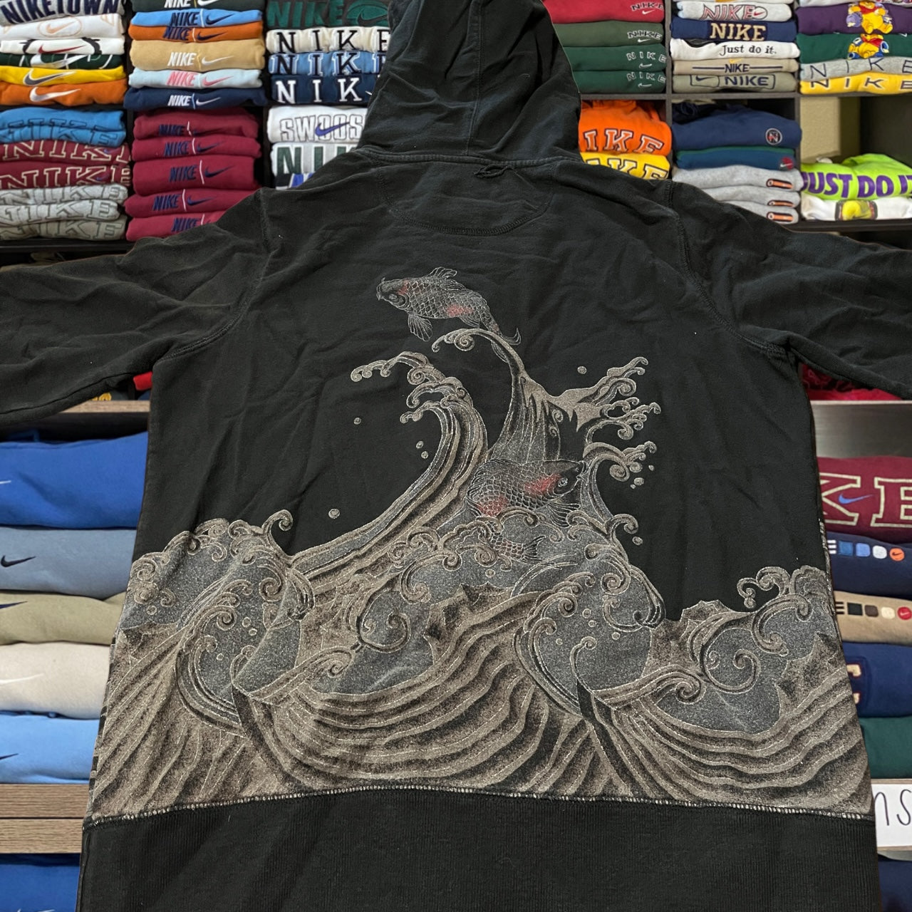 Y2K wave skater lucky hoodie
