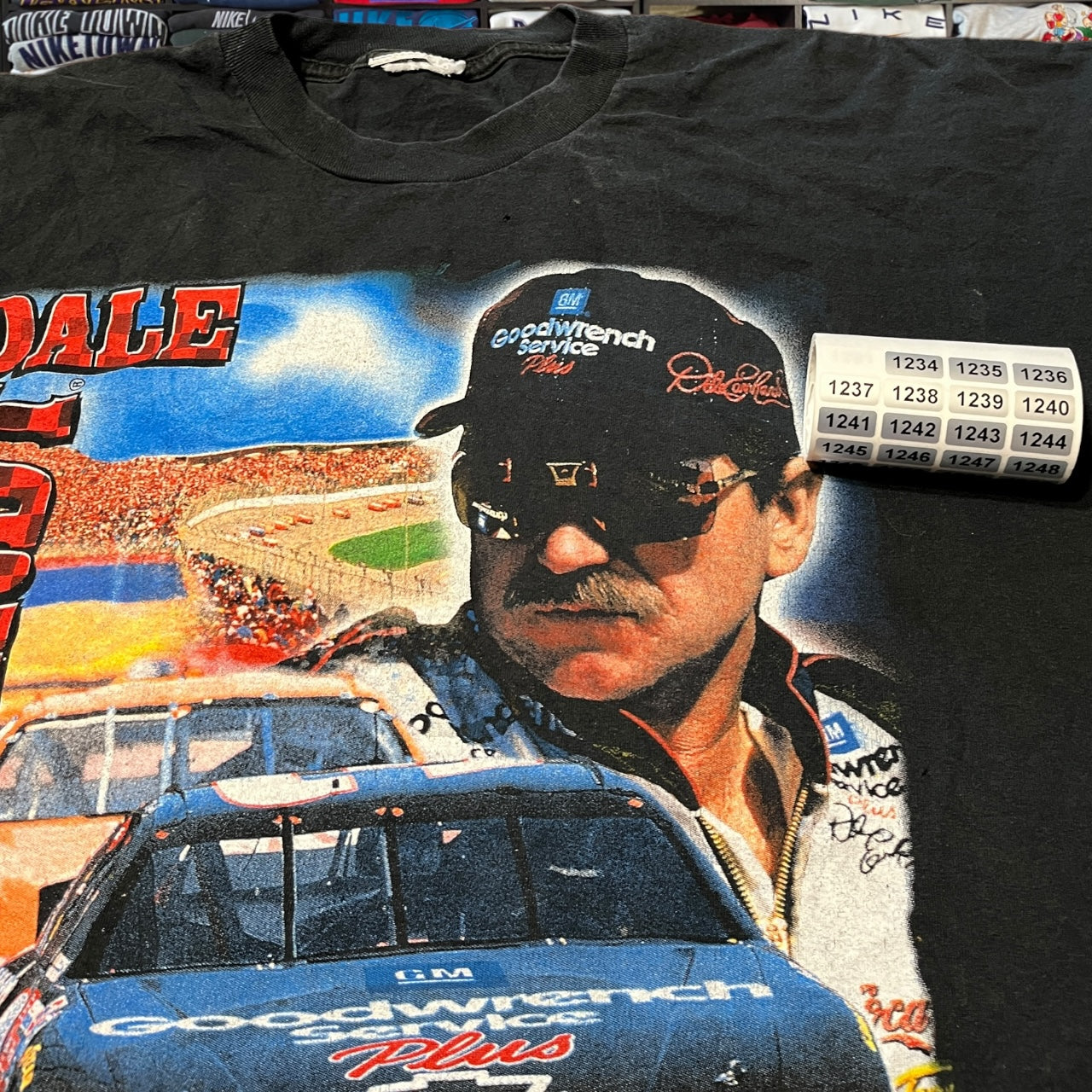 90s nascar graphic shirt