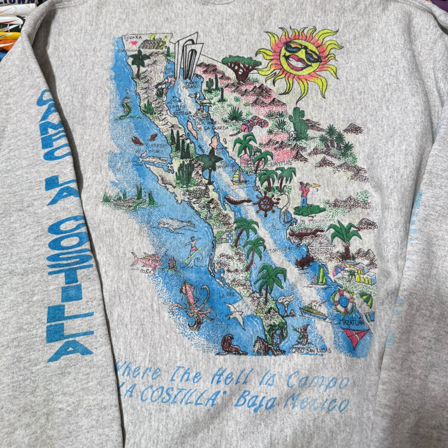 90s California sweater