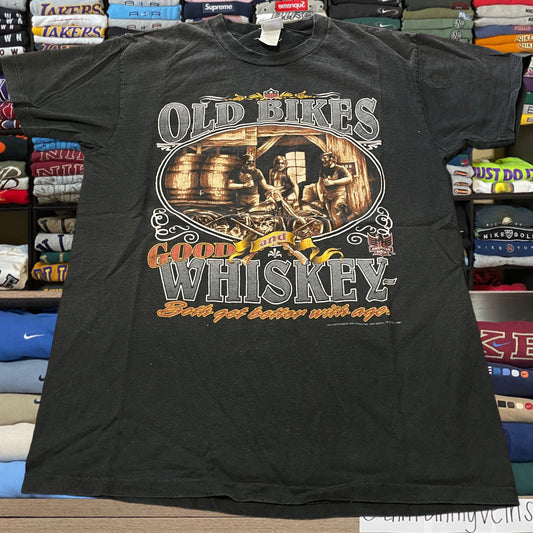 Vintage 1991 biker old whiskey shirt