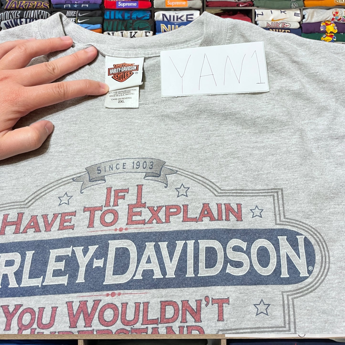 vintage y2k harley davidson biker motorcycle shirt