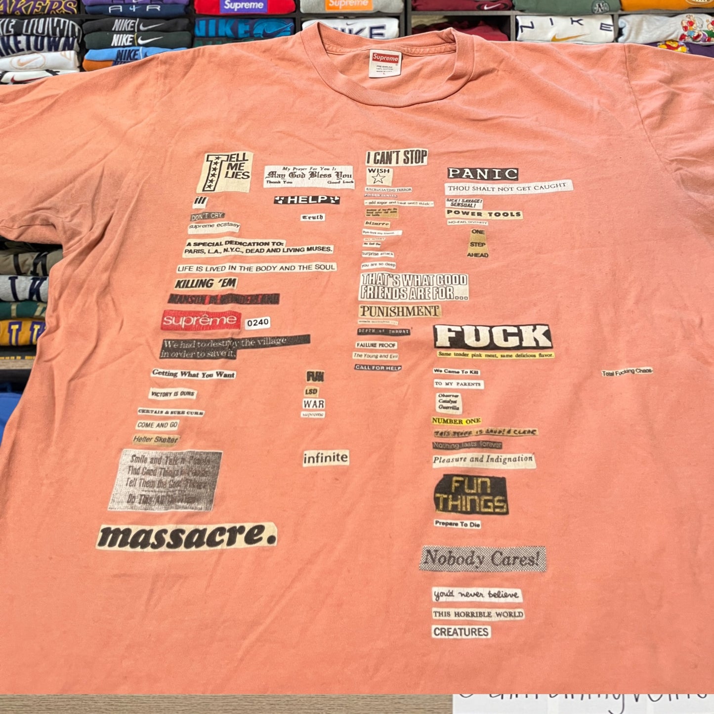 Y2k supreme shirt