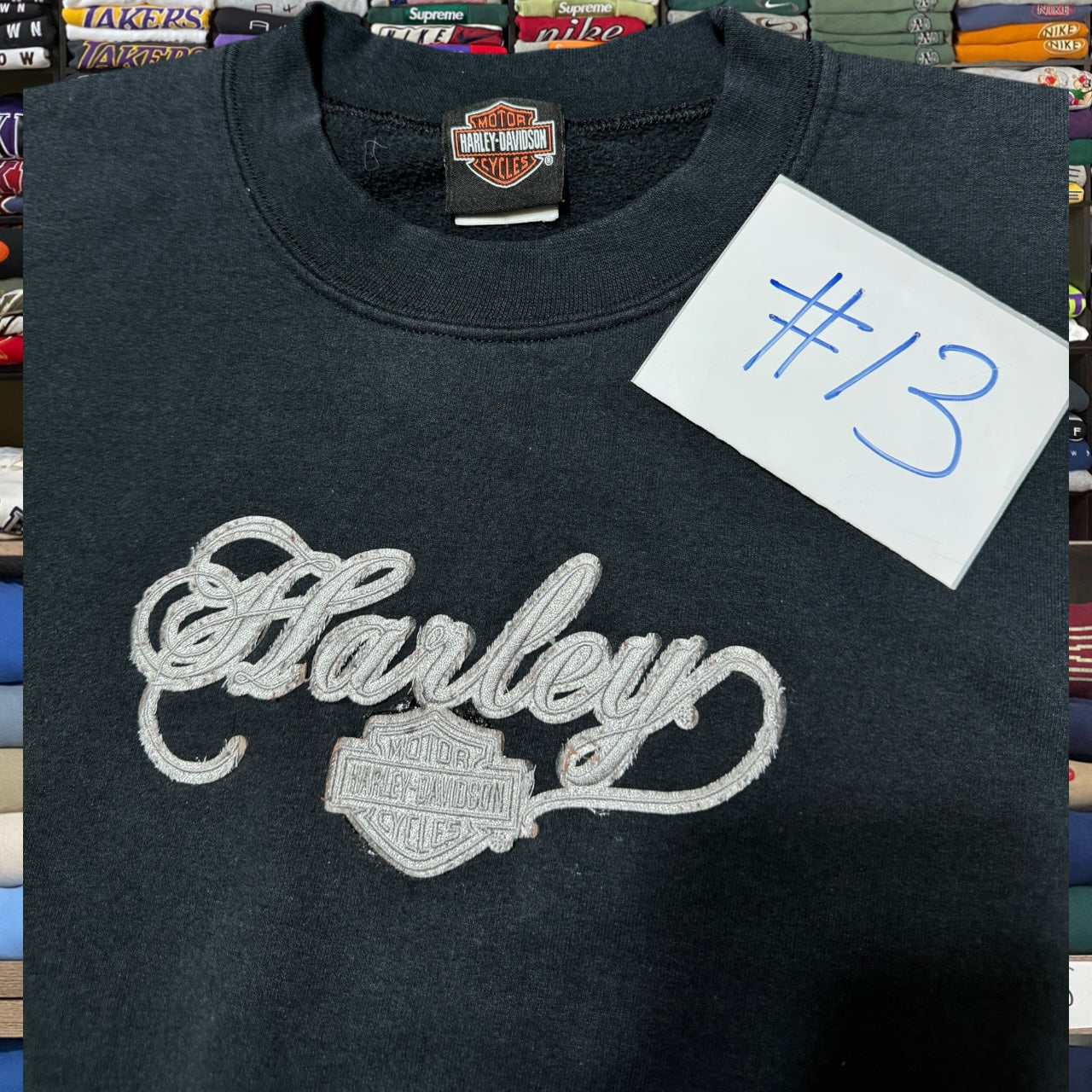 90s harley davidson sweatshirt (Medium)