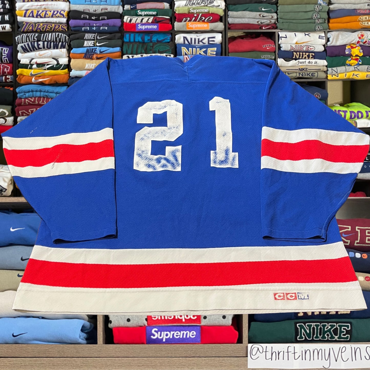 90s Ccm HOCKEY HAMILTON bulldog jersey